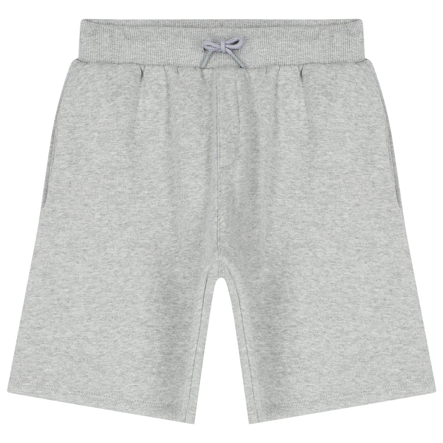 Boys Grey Logo Shorts, 1, hi-res
